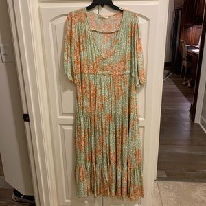 “Abel the Label” Long Prairie Dress // Size M